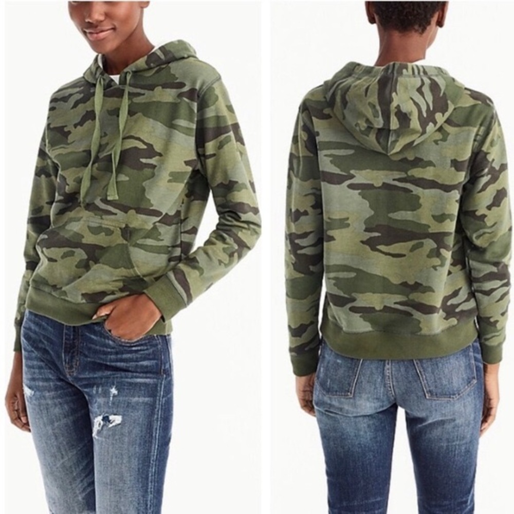 J. Crew Camo Hoodie